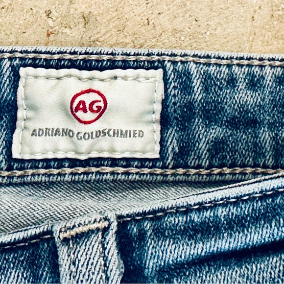 Ag Adriano Goldschmied DENIM Midi Ankle Leggings - Woman Sz 25R STRETCH - BLUE - Picture 4 of 15